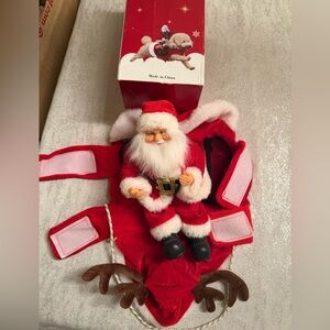 Royal Wise sz Small Funny Red Santa Dog Costume
